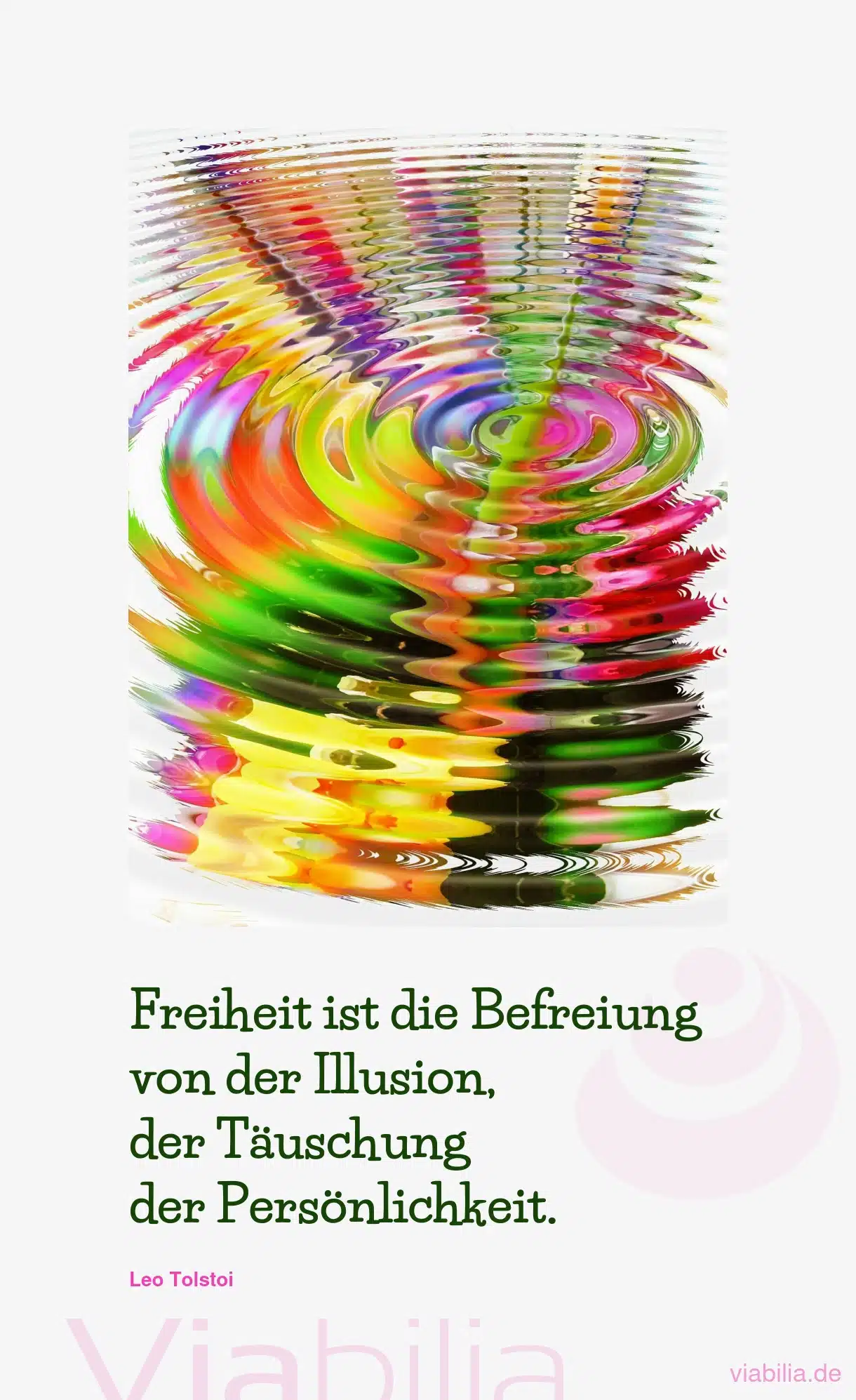 Freiheit ist Befreiung von Illusion