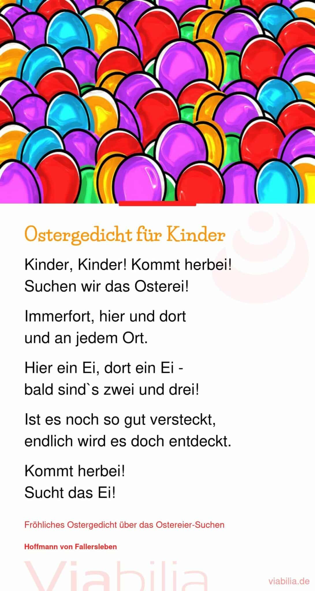 Fröhliches Ostergedicht: Sucht das Ei! Fröhliches Ostergedicht: Sucht das Ei!