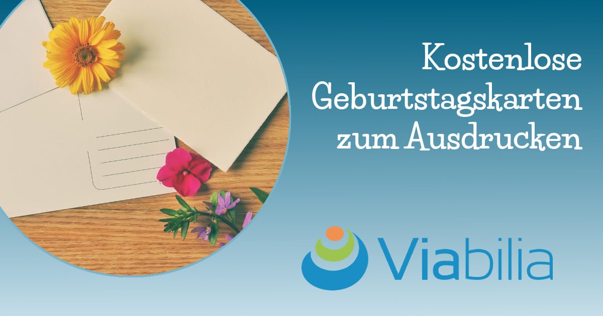 Kostenlose Geburtstagskarten zum Ausdrucken
