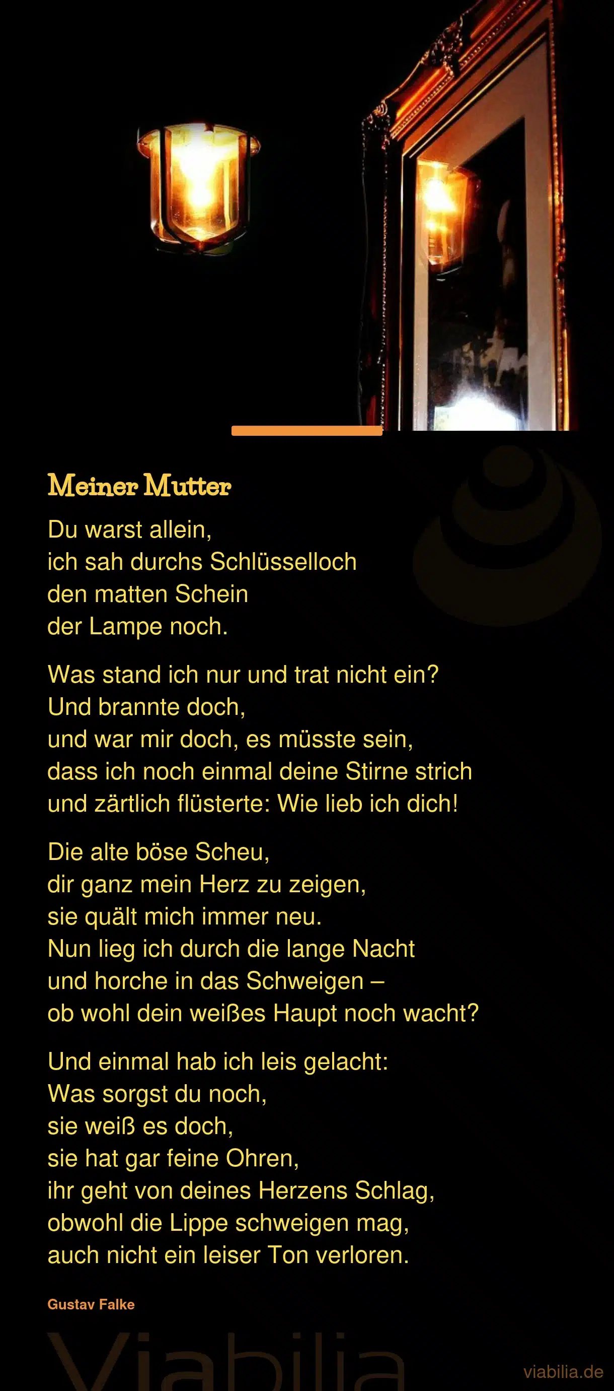 Traditionelles, interessantes Muttertagsgedicht
