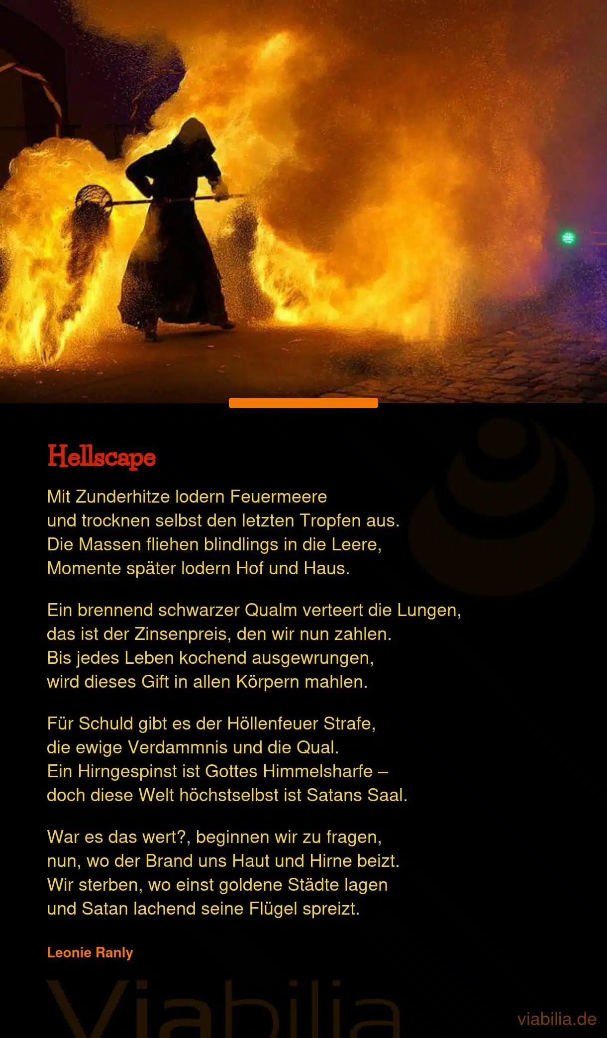 Gedicht Hellscape von Leonie Ranly