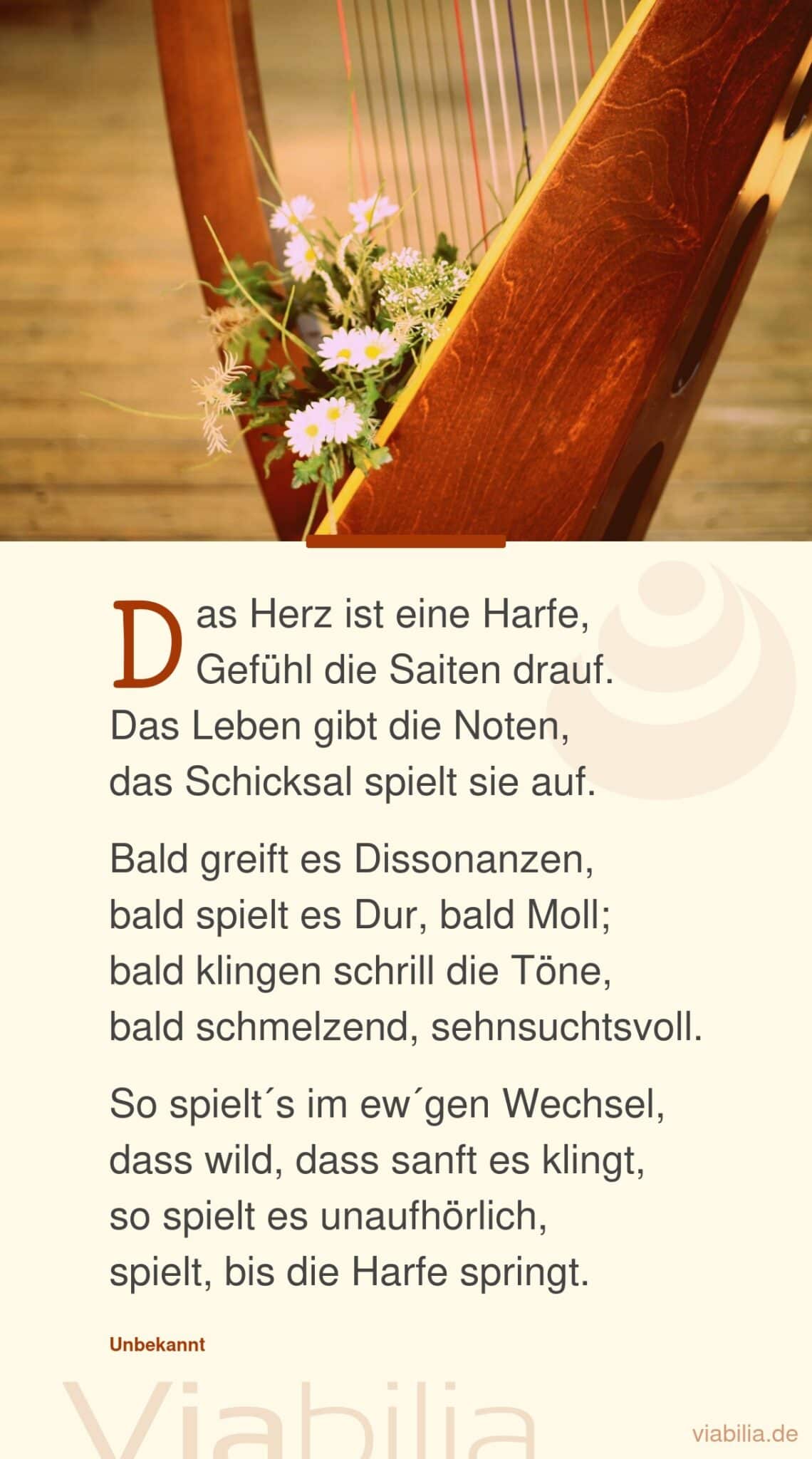 Gedicht: das Leben gibt die Noten