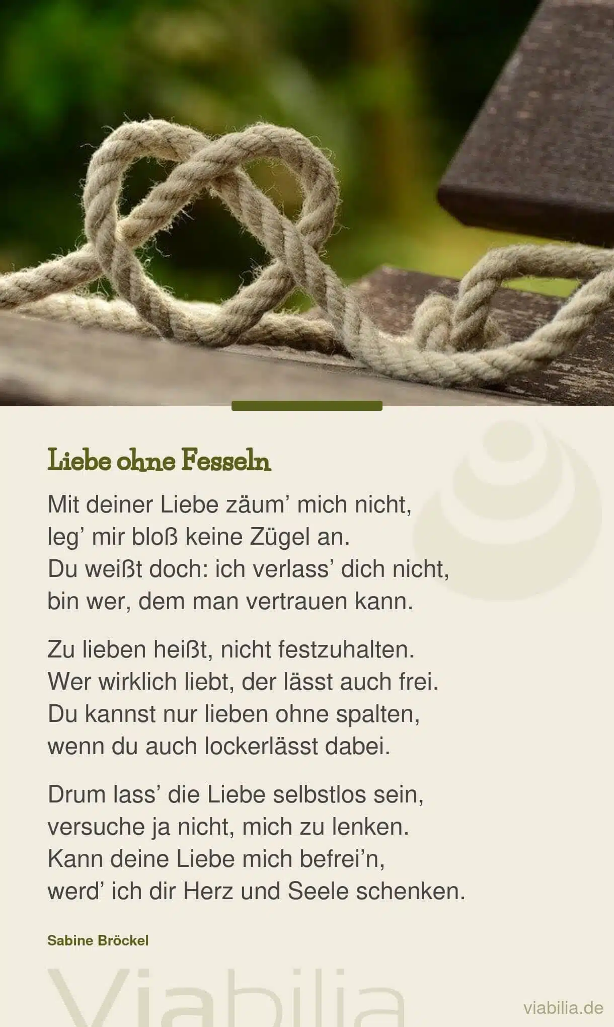 Modernes Liebesgedicht zum Valentinstag