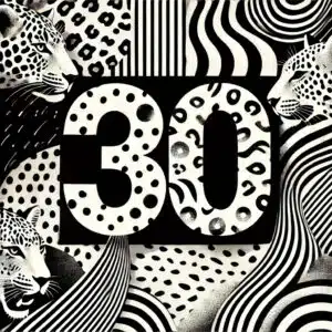 Glückwünsche zum 30. Geburtstag