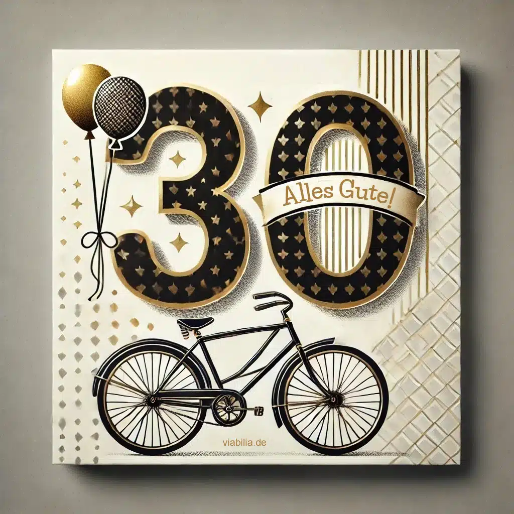 Alles Gute zum 30. Geburtstag