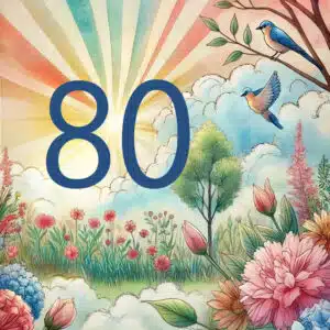 Glückwünsche zum 80. Geburtstag