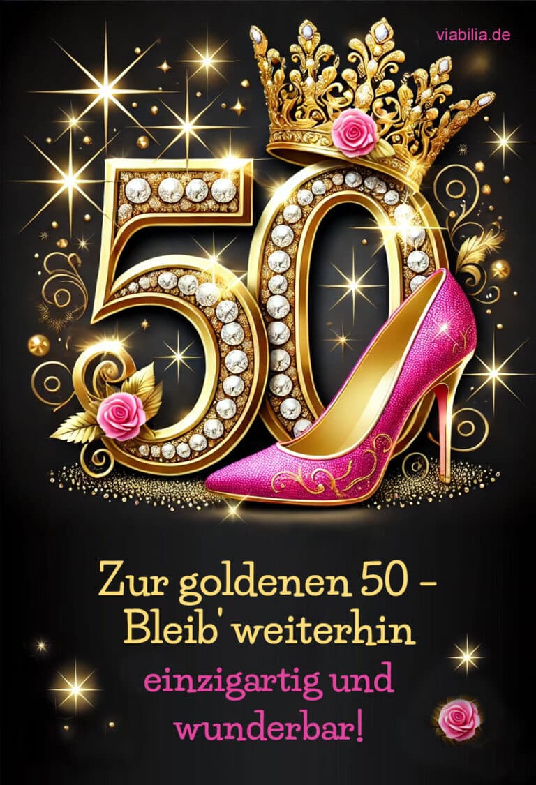 Happy Birthday 50 Geburtstag Frau