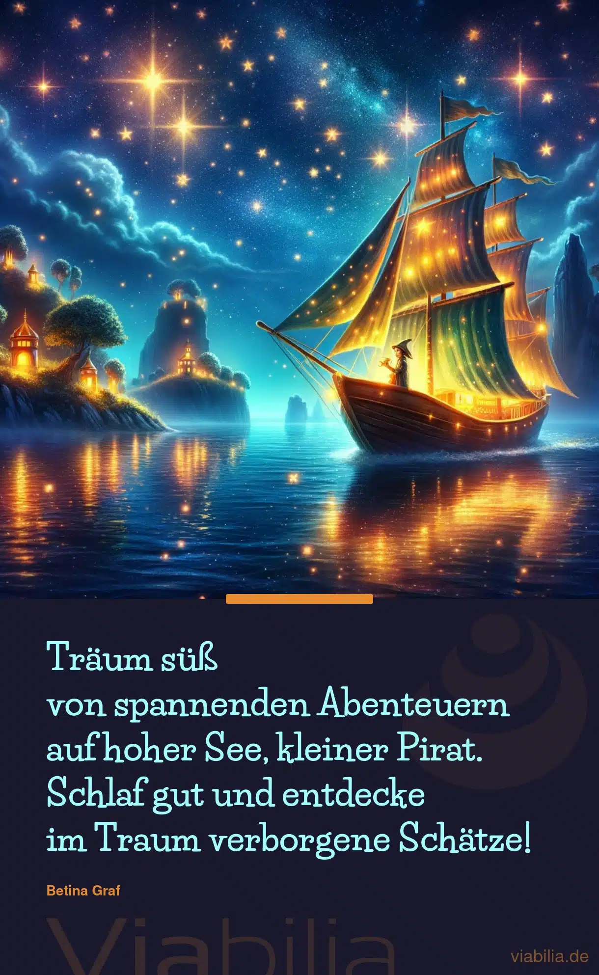 Gute Nacht Bild: träum süß von spannenden Abenteuern Gute Nacht Bild: träum süß von spannenden Abenteuern