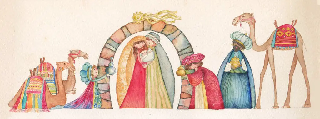 Die drei Weisen aus dem Morgenland: die heiligen drei Könige