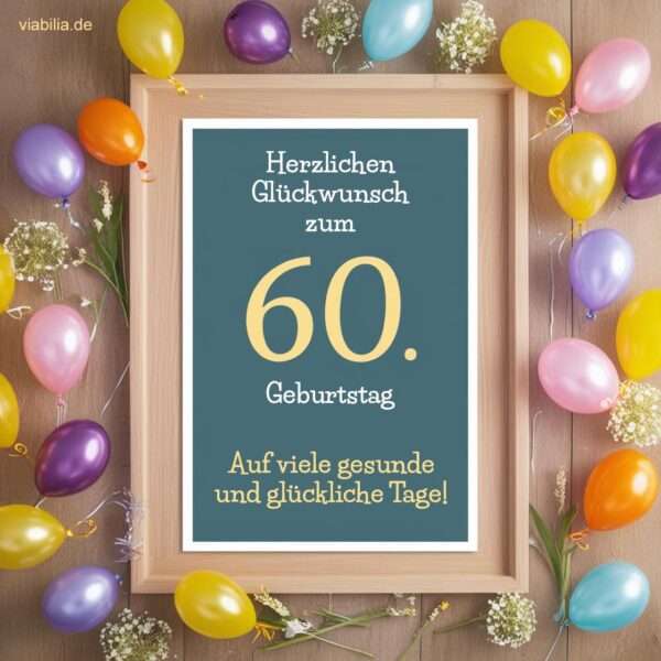 Lustiges Zum 60 Geburtstag Eines Mannes 60. Geburtstag Glückwünsche, Sprüche + WhatsApp-Bilder