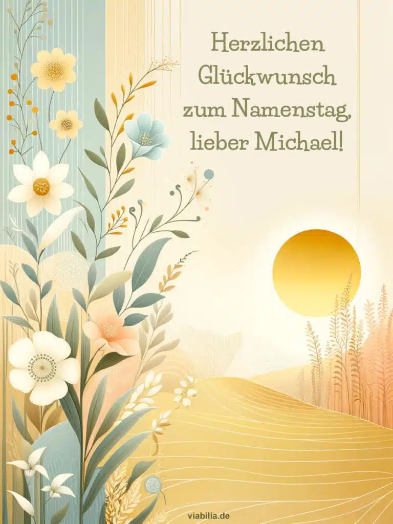 Zum Namenstag Michael gratulieren Zum Namenstag Michael gratulieren