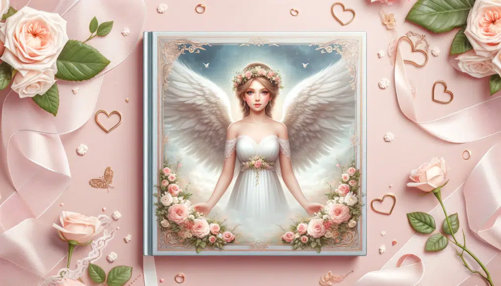 Hochzeitsbuch mit Engel