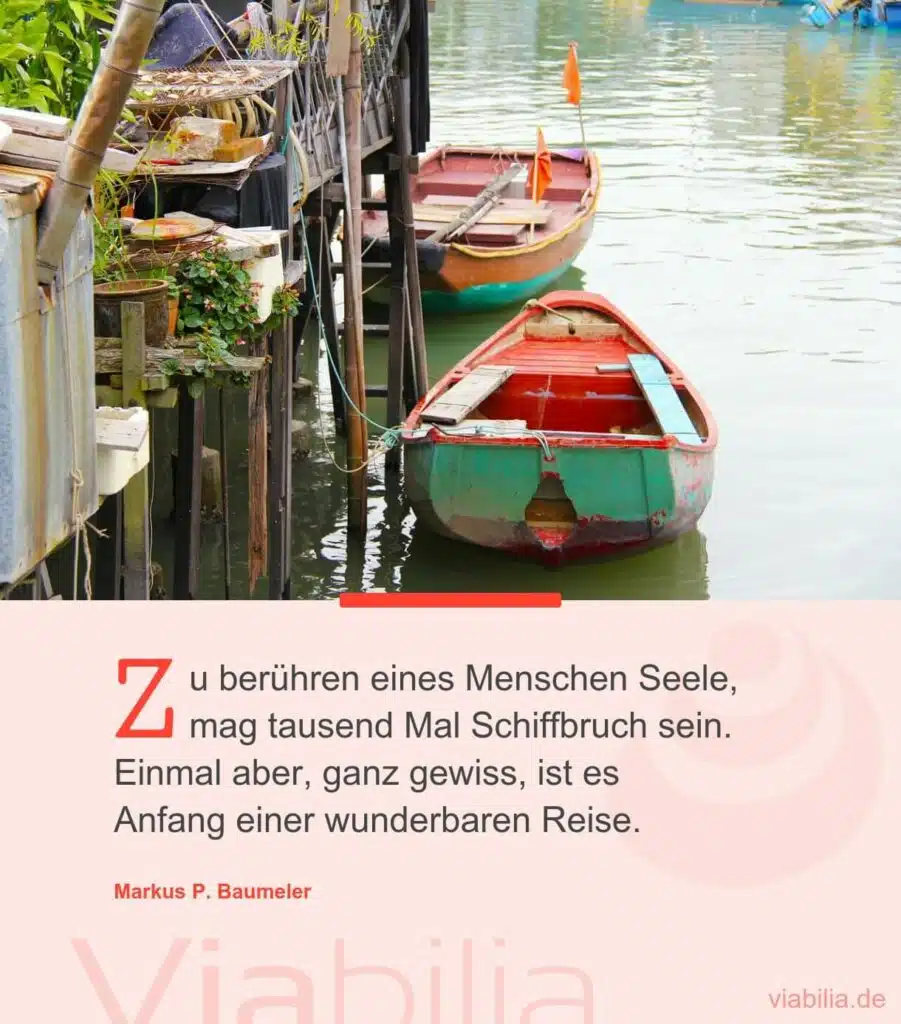 Markus Baumeler Spruch: Zu berühren eines Menschen Seele