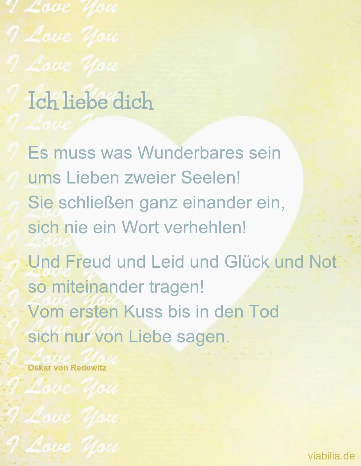 Liebesgedicht