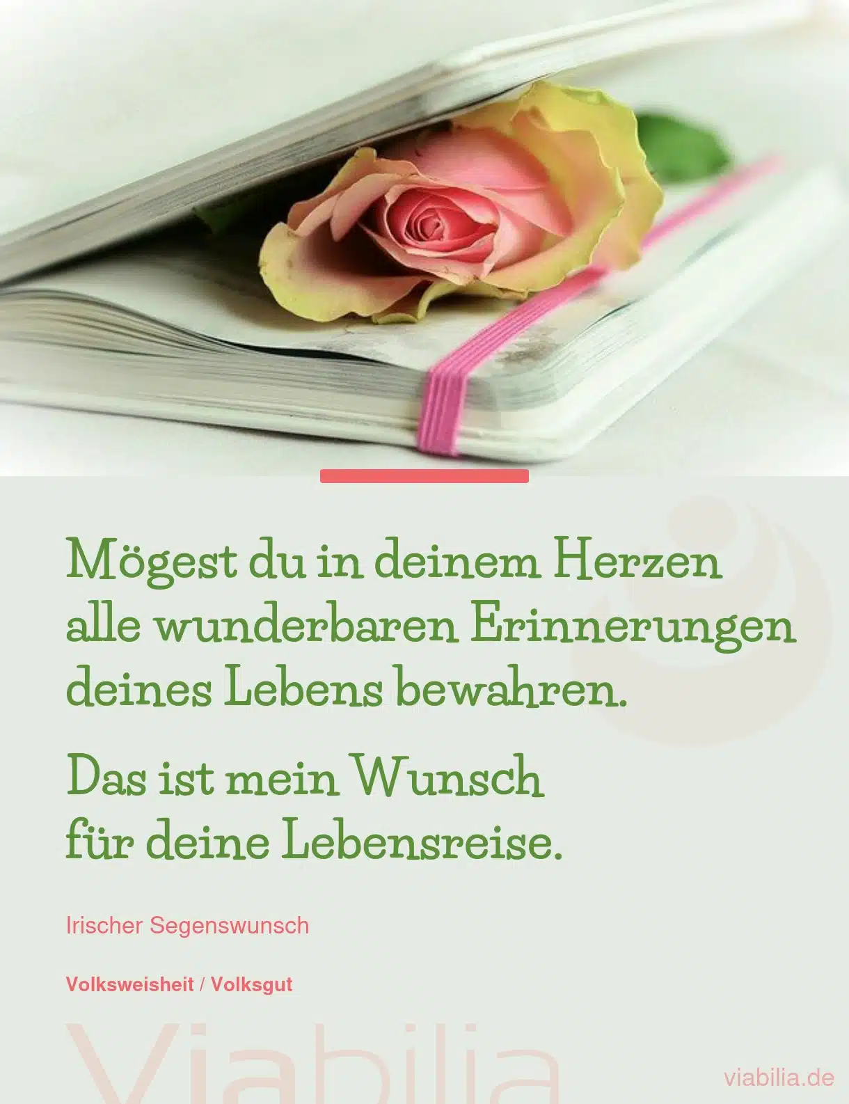 Irische Segenswünsche: Abschiedsspruch mit guten Wünschen für Lebensreise Irische Segenswünsche: Abschiedsspruch mit guten Wünschen für Lebensreise