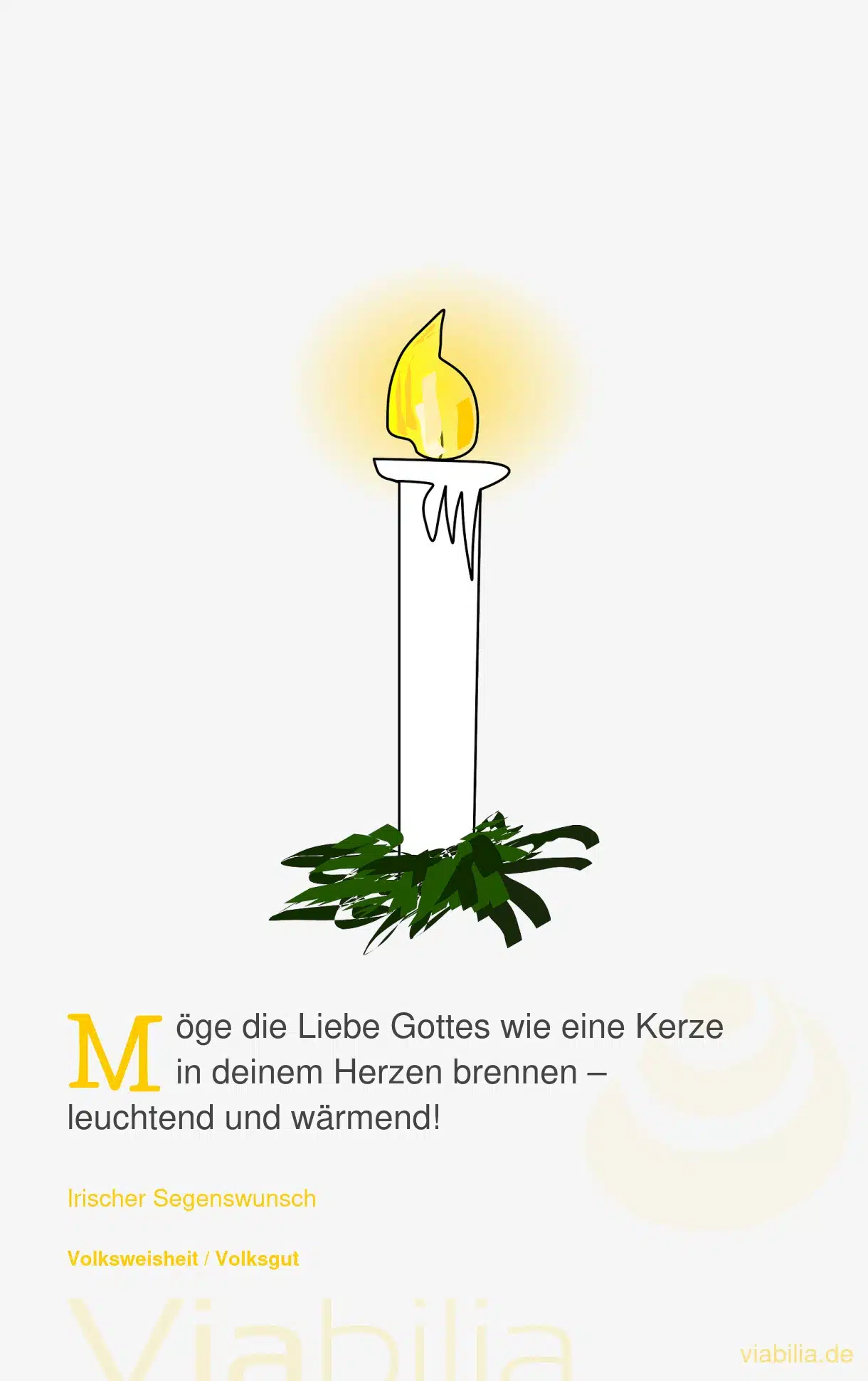 Irischer Segenswunsch: die Liebe Gottes Irischer Segenswunsch: die Liebe Gottes