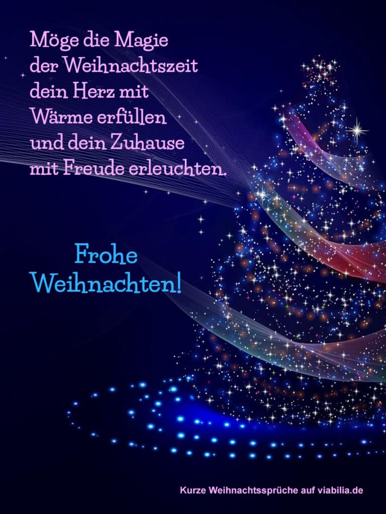 Kurze Weihnachtssprüche mit Bild für Kartengrüße