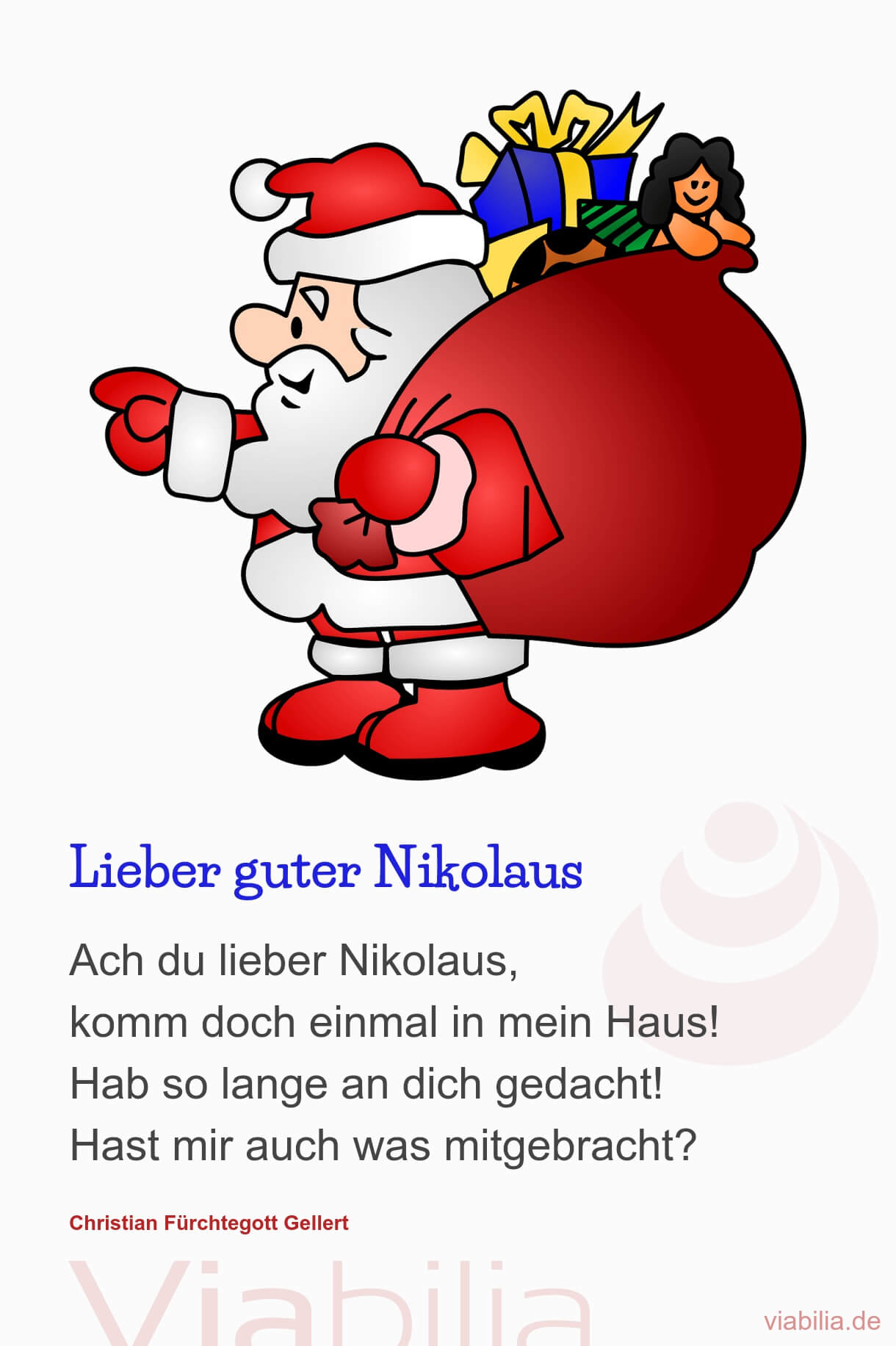 Kurzer Adventsspruch zum Nikolaustag Kurzer Adventsspruch zum Nikolaustag