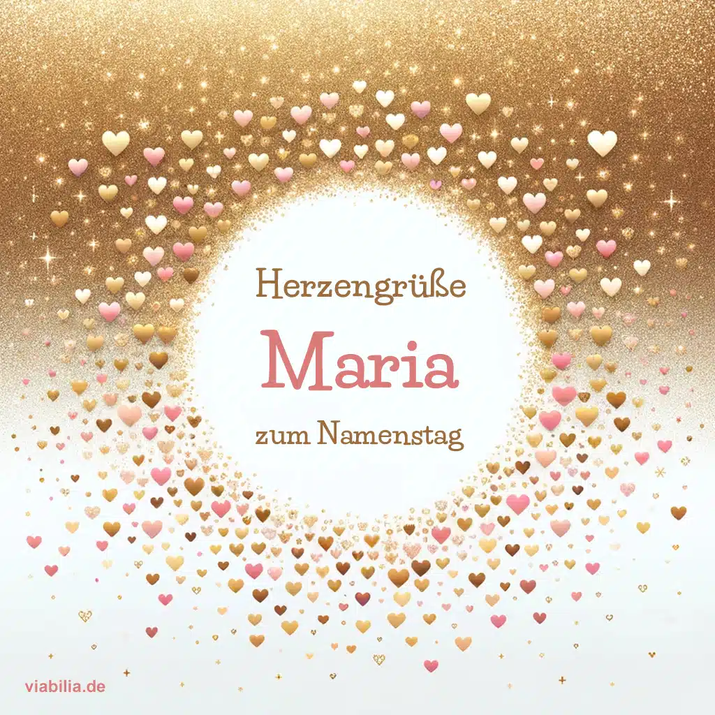 Herzliche Grüße zum Namenstag Maria Herzliche Grüße zum Namenstag Maria