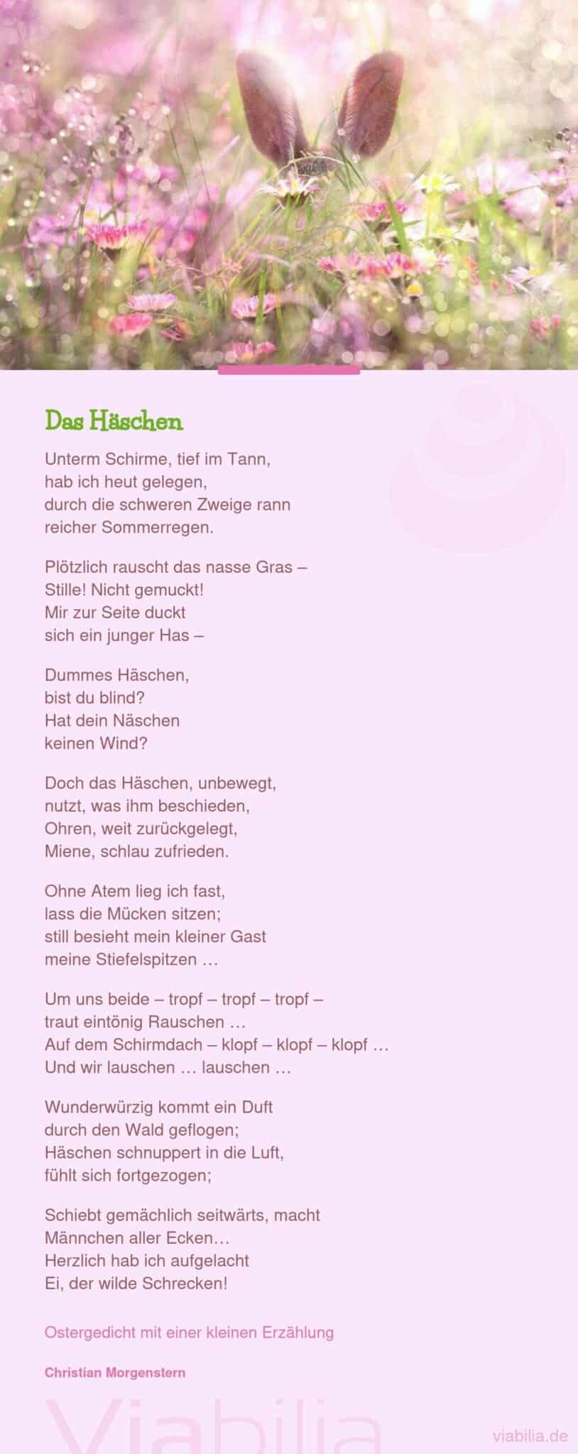 Ostergedicht für Kinder: das Häschen Ostergedicht für Kinder: das Häschen