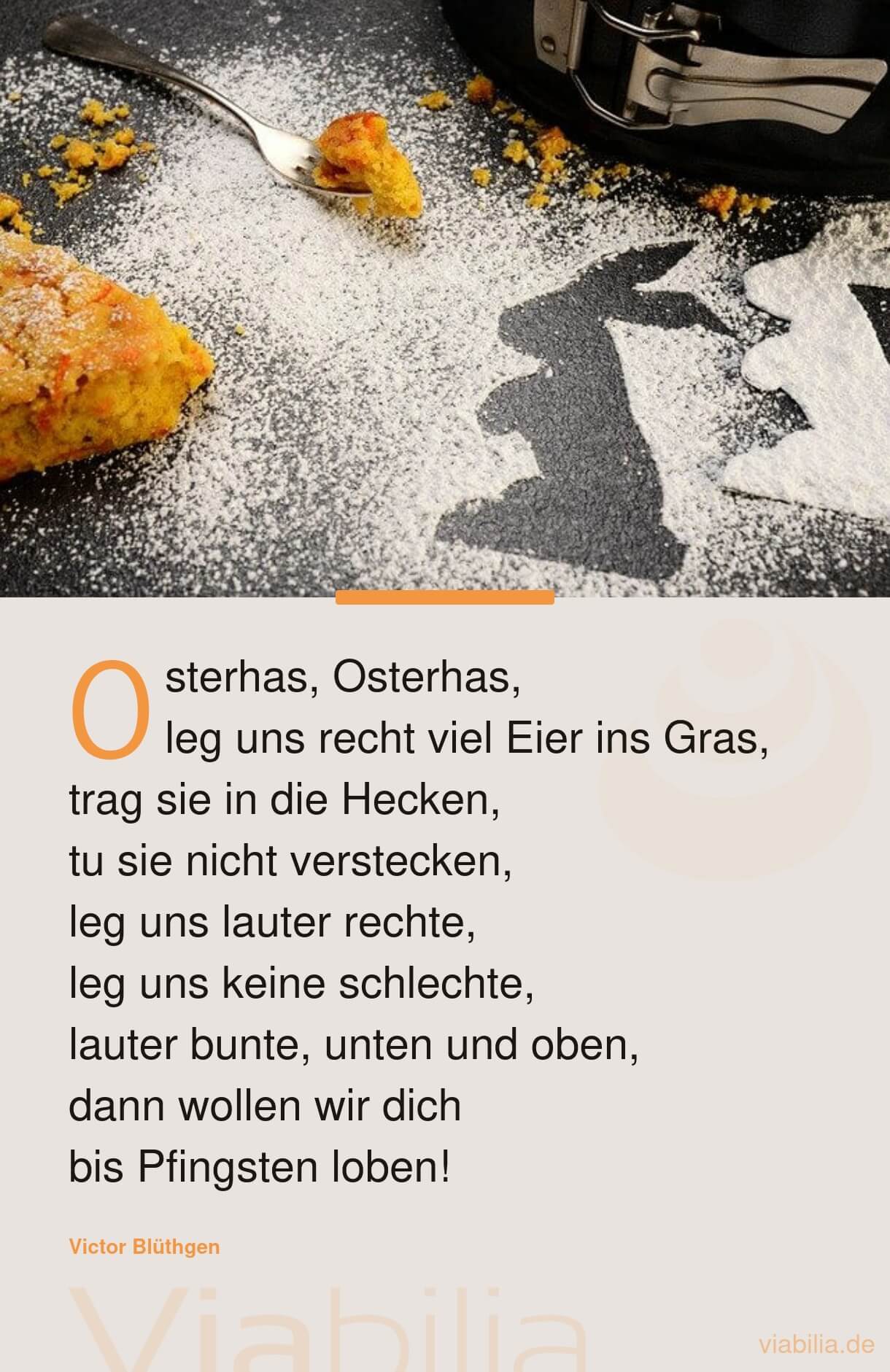 Ostergedicht: Osterhas, leg uns viele Eier ins Gras Ostergedicht: Osterhas, leg uns viele Eier ins Gras