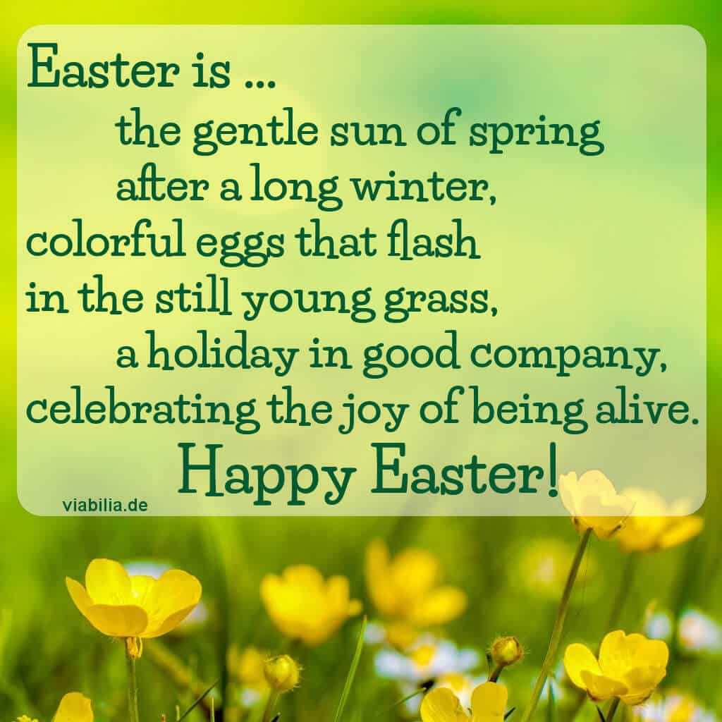 Ostergruß: Ostern ist … (englische Version) Ostergruß: Ostern ist … (englische Version)
