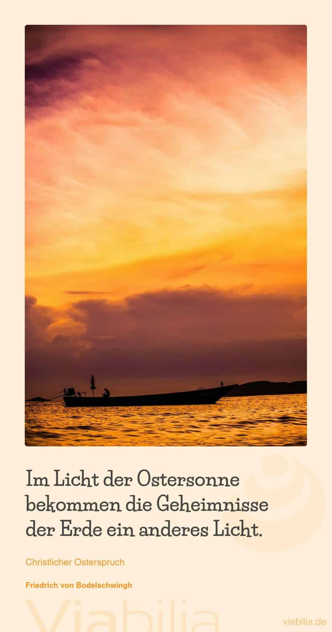 Osterspruch: im Licht der Ostersonne Osterspruch: im Licht der Ostersonne
