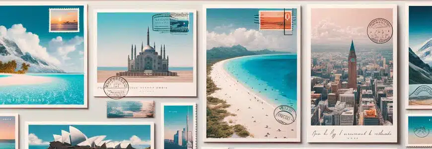 Schöne Urlaubsbilder als Postkarten