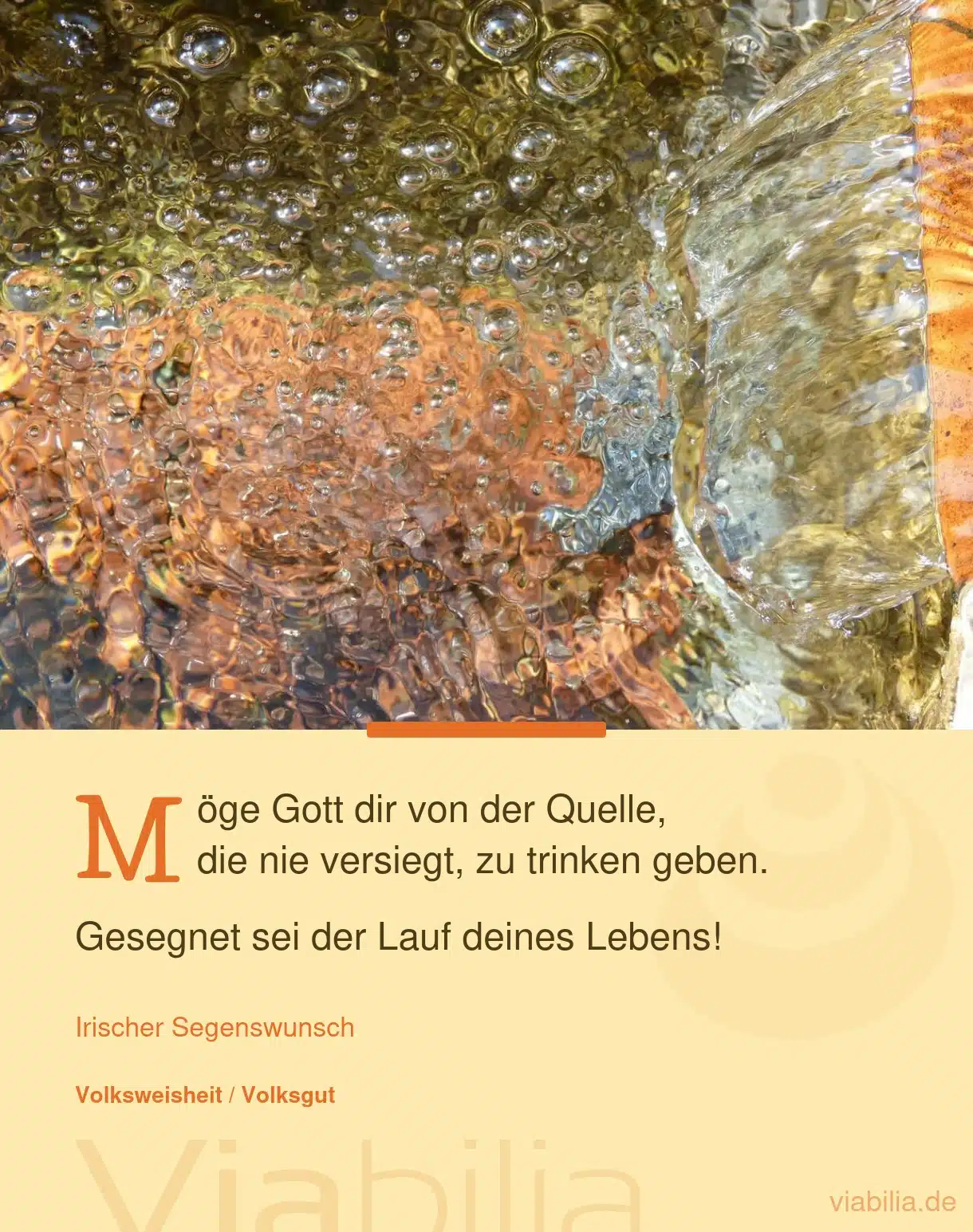 Gesegnet sei der Lauf deines Lebens Gesegnet sei der Lauf deines Lebens