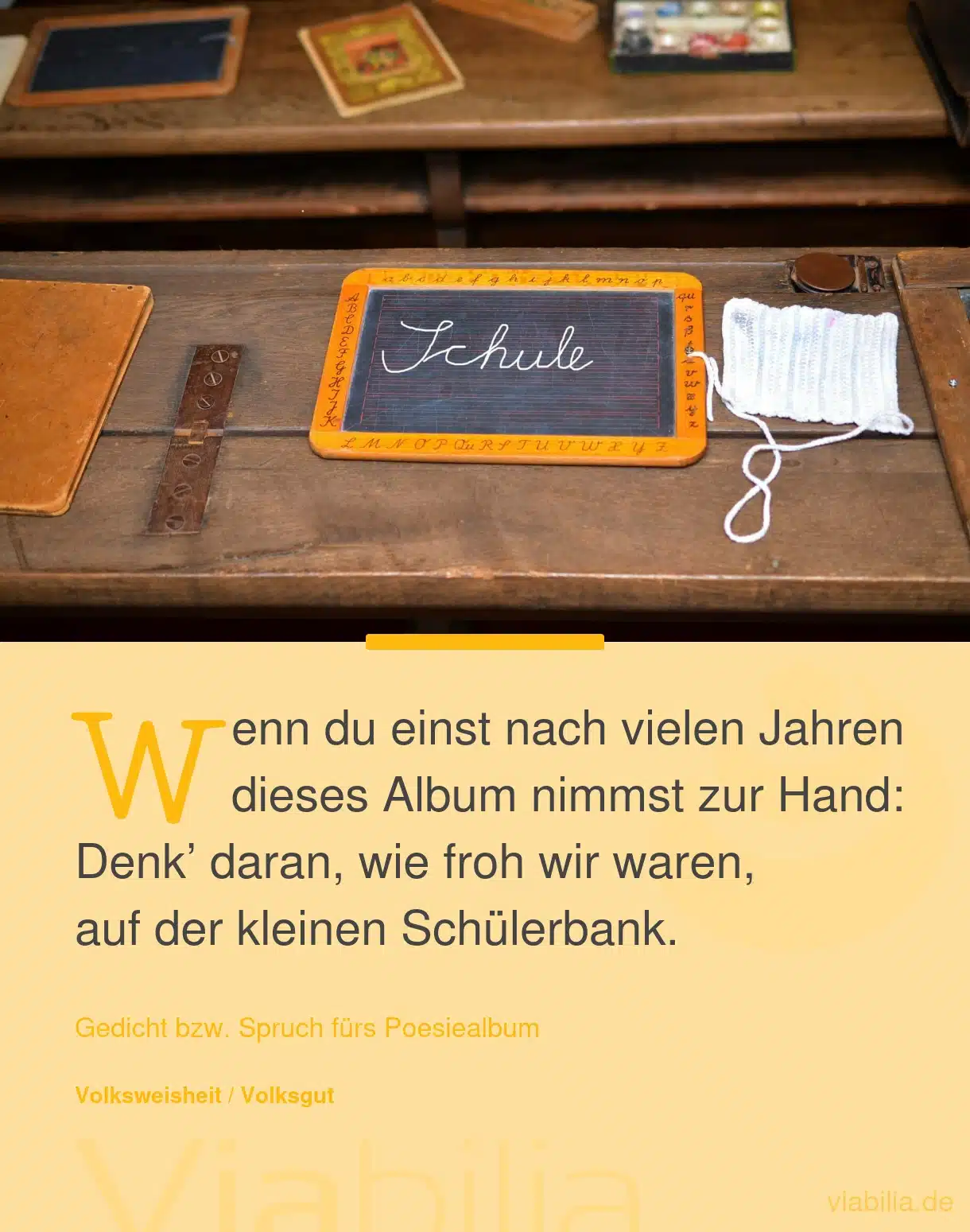 Schöne Sprüche für das Poesiealbum oder Freundebuch