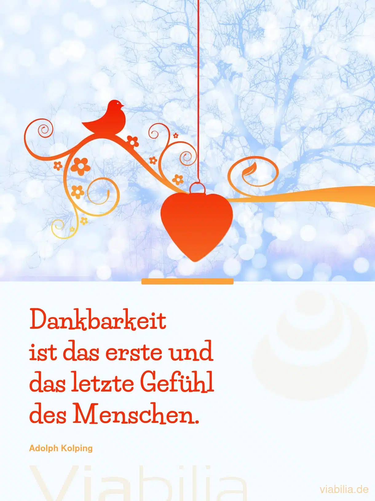 Dankbarkeit ist erstes und letztes Gefühl