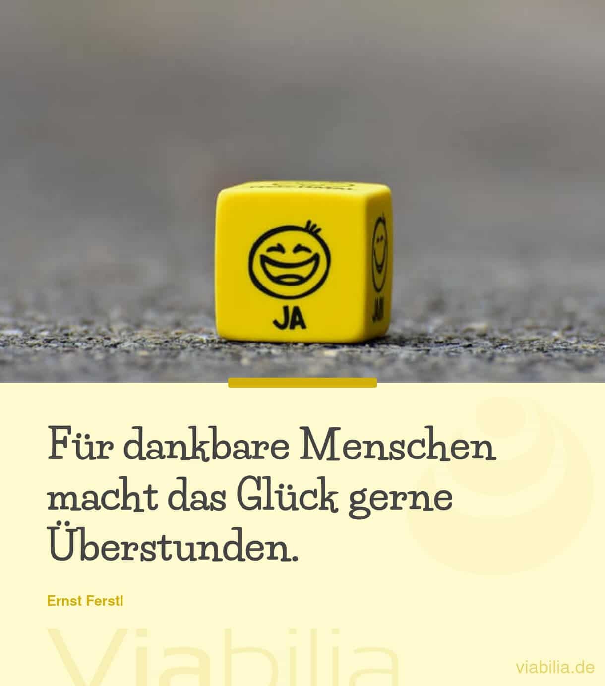 Dankbarkeit, die Glück hervorbringt