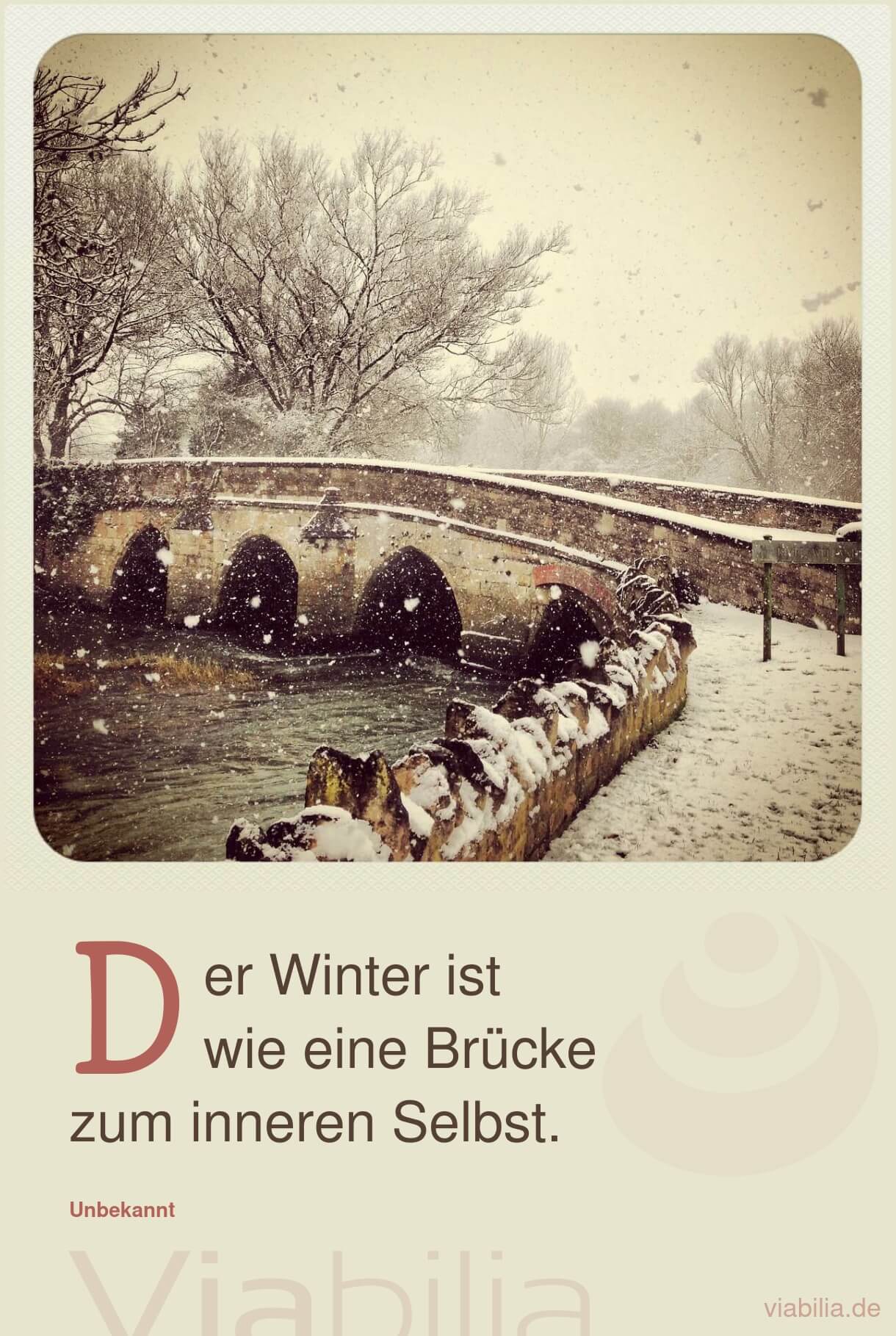 Spruch über inneres Selbst im Winter Spruch über inneres Selbst im Winter