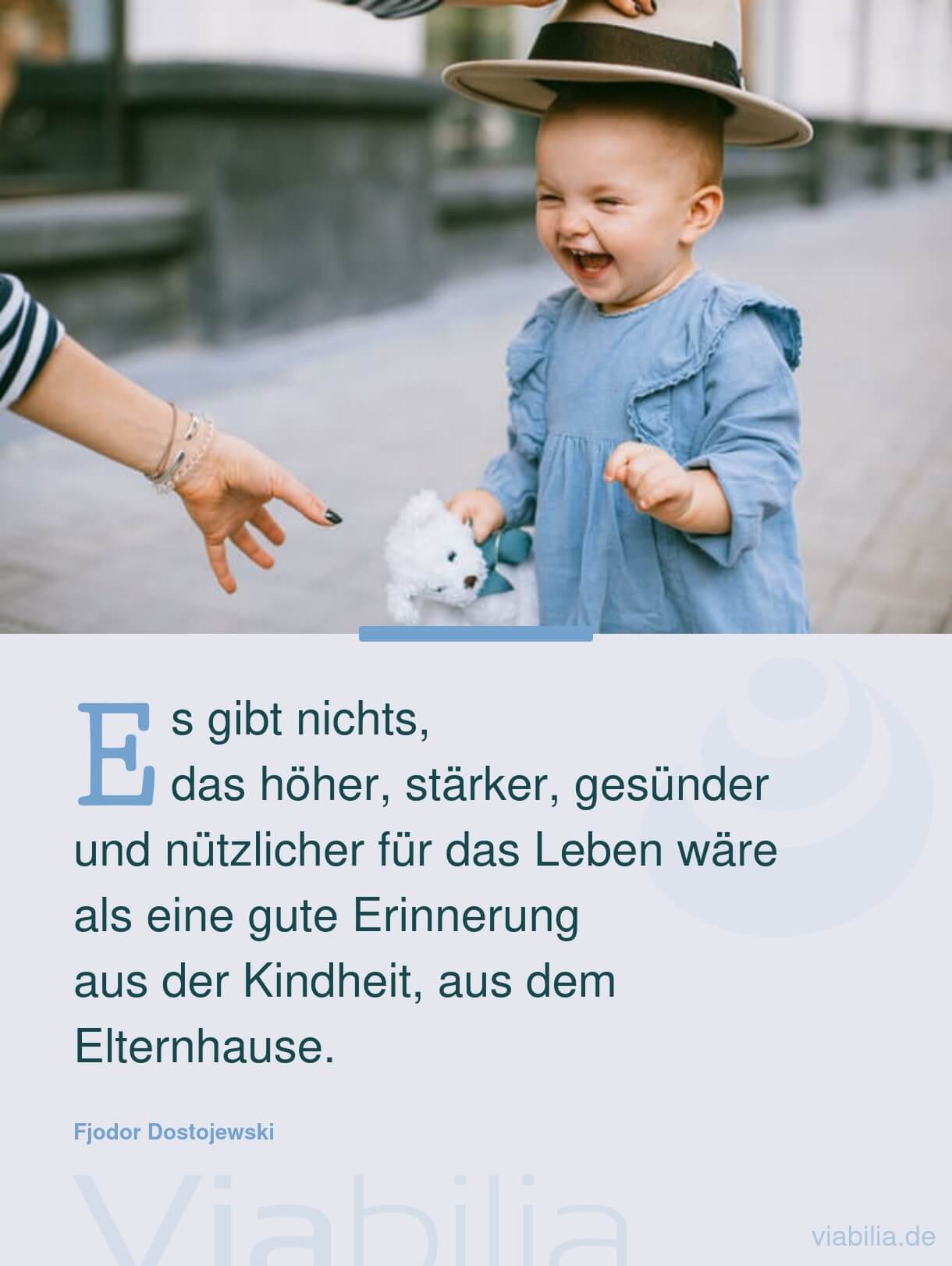 Spruch über Erziehung als gute Erinnerungen an Kindheit