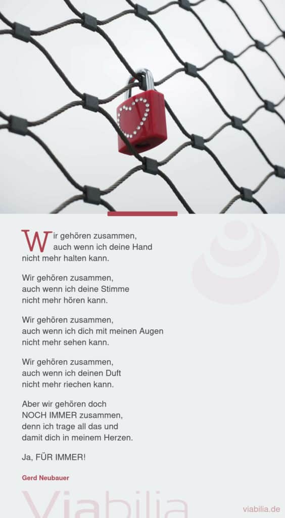 Gerd Neubauer Trauerspruch: Liebe für immer