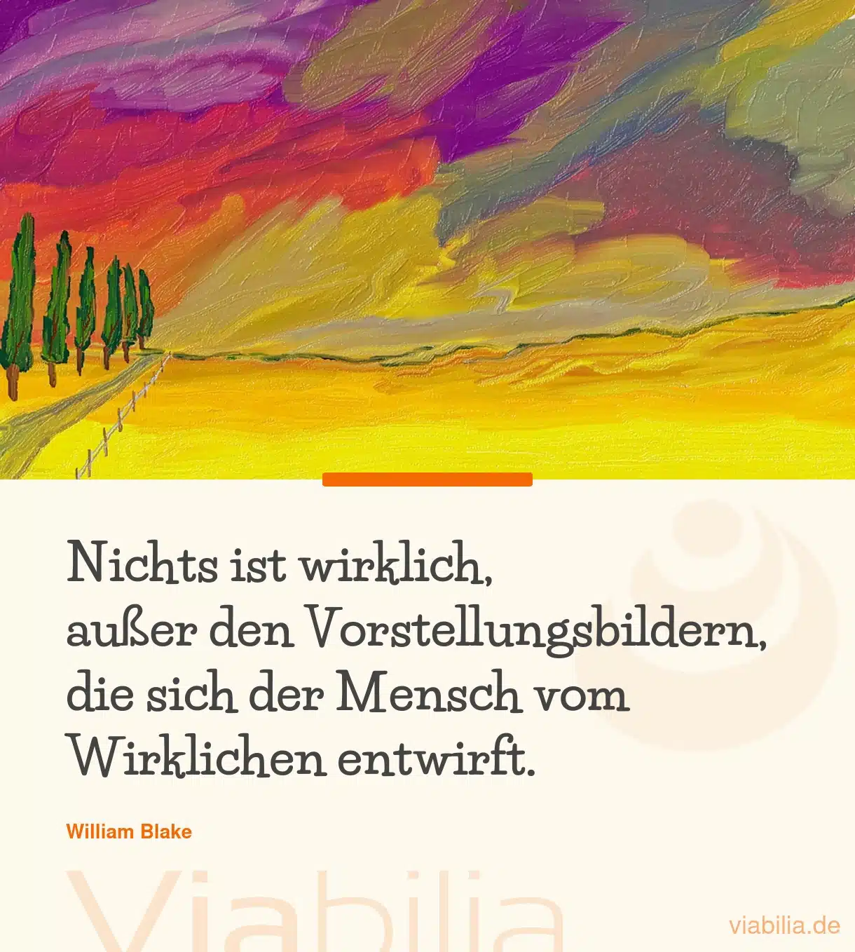 Spruch: nichts ist wirklich