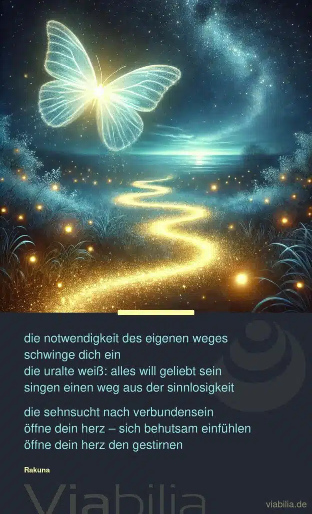 Rakuna Spruch über die Notwendigkeit des eigenen Weges