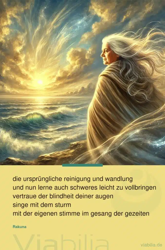 Rakuna Spruch über Schweres leicht vollbringen