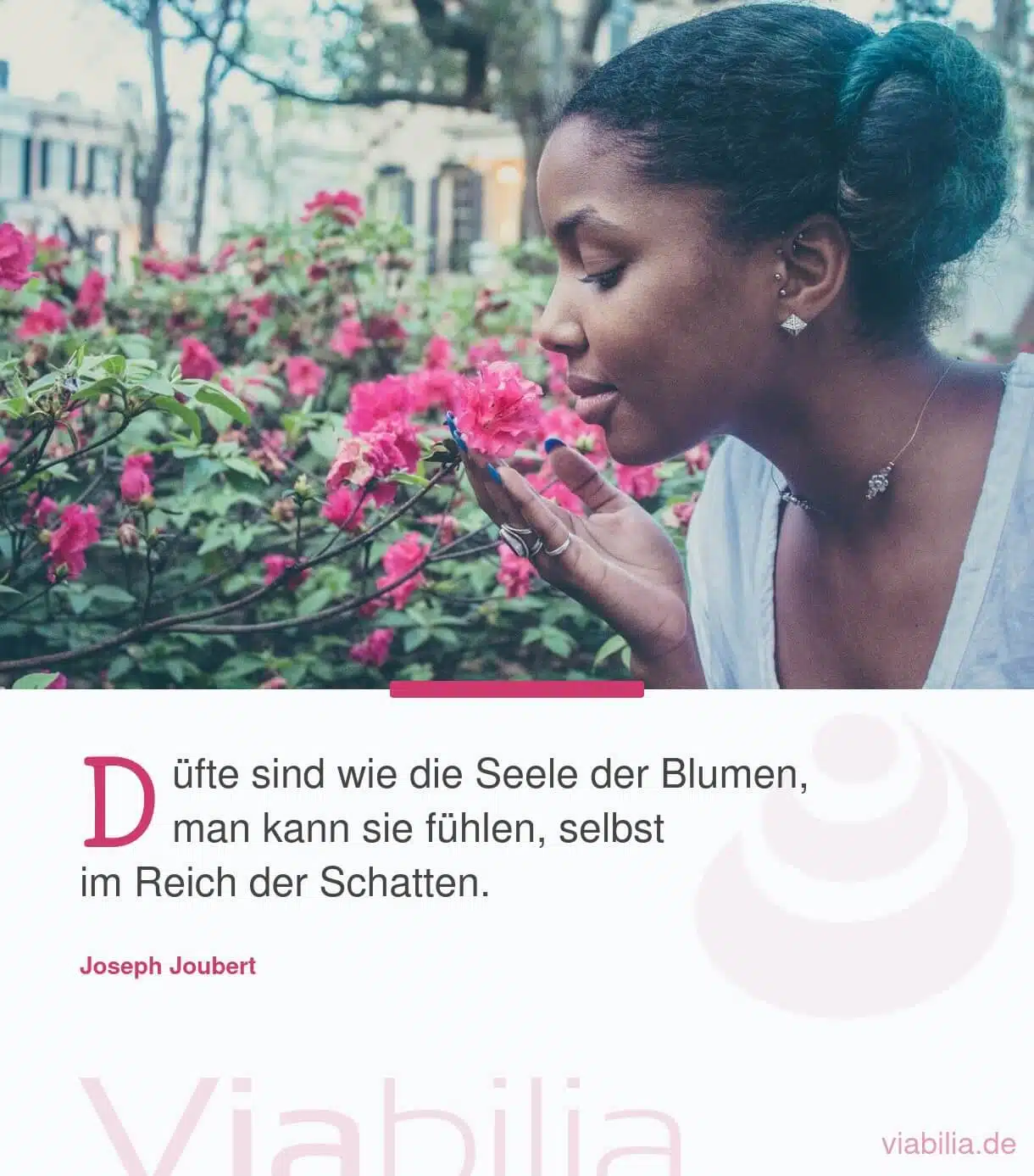 Spruch über die Seele der Blumen
