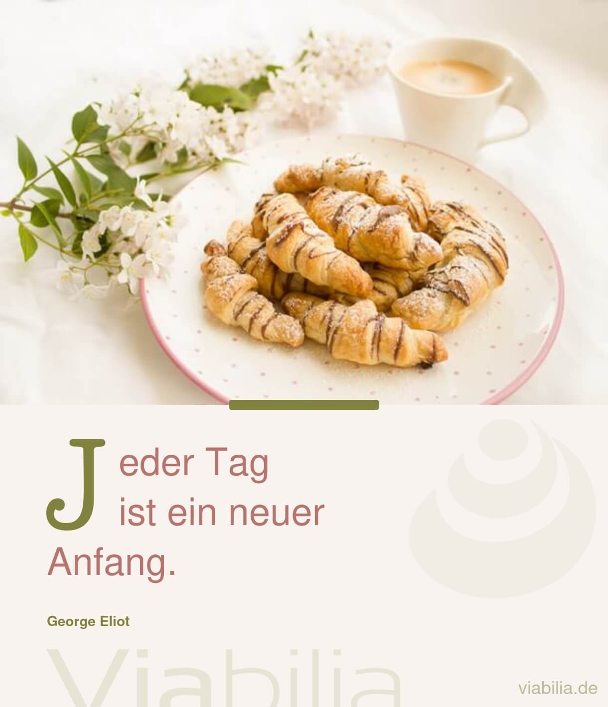 Spruch: jeder Tag ist neuer Anfang