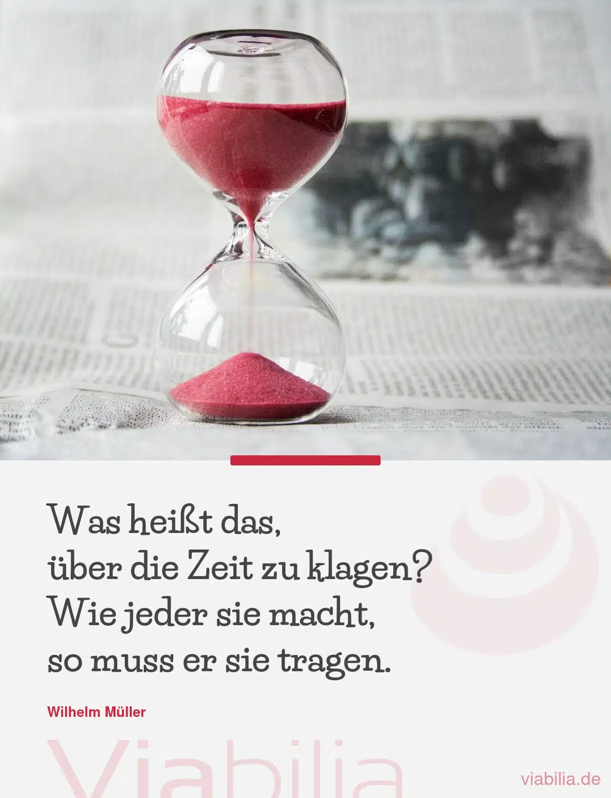 Spruch über Zeit