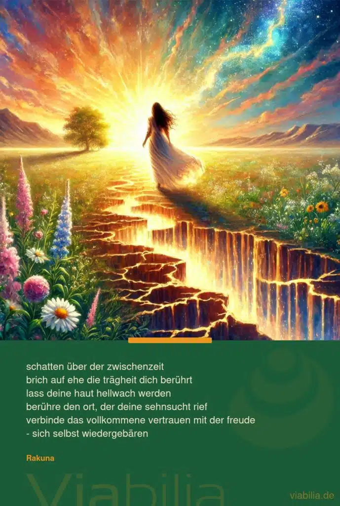Rakuna Spruch über Vertrauen mit Freude