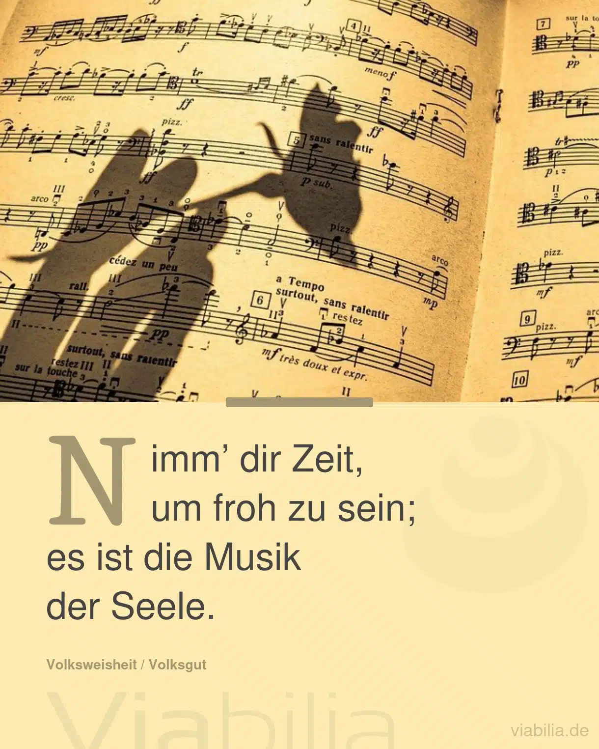 Spruch über Musik und die Zeit Spruch über Musik und die Zeit
