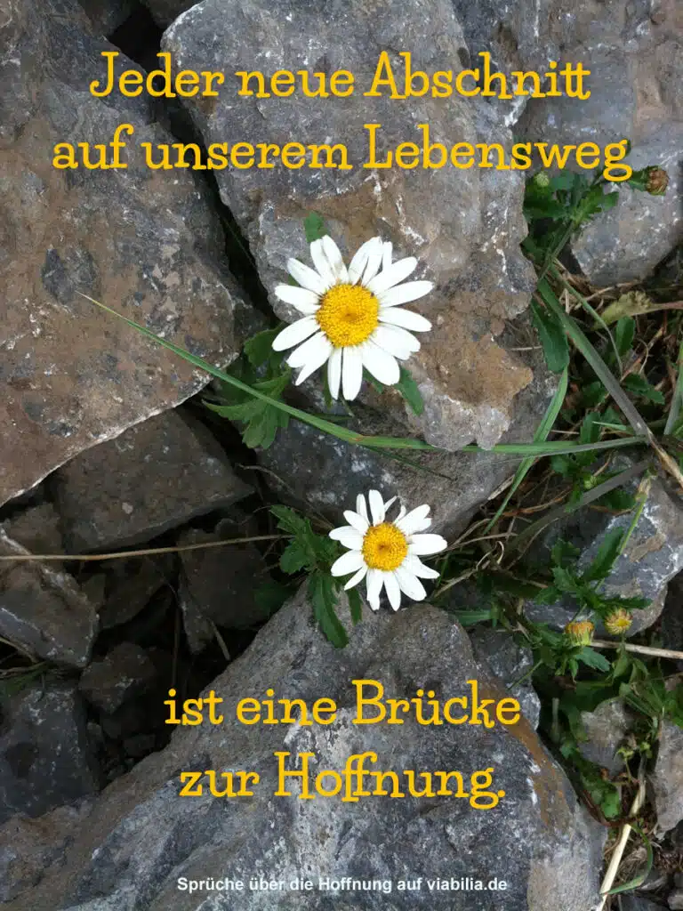 Sprüche, die Hoffnung schenken, mit Bild Sprüche, die Hoffnung schenken, mit Bild