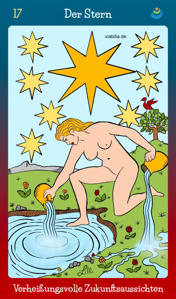 Tarotkarte "Der Stern" im Tarot