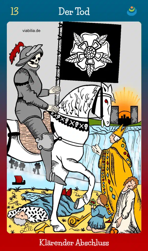 Tarotkarte "Der Tod" im Tarot