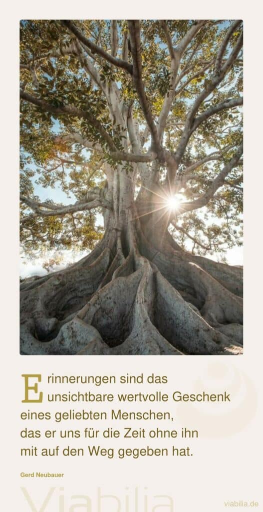 Gerd Neubauer Spruch über Erinnerungen