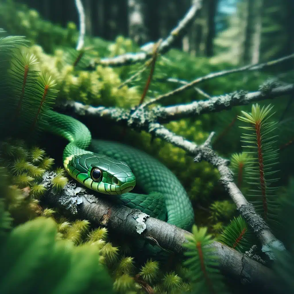 Traumdeutung: von einer grünen Schlange träumen