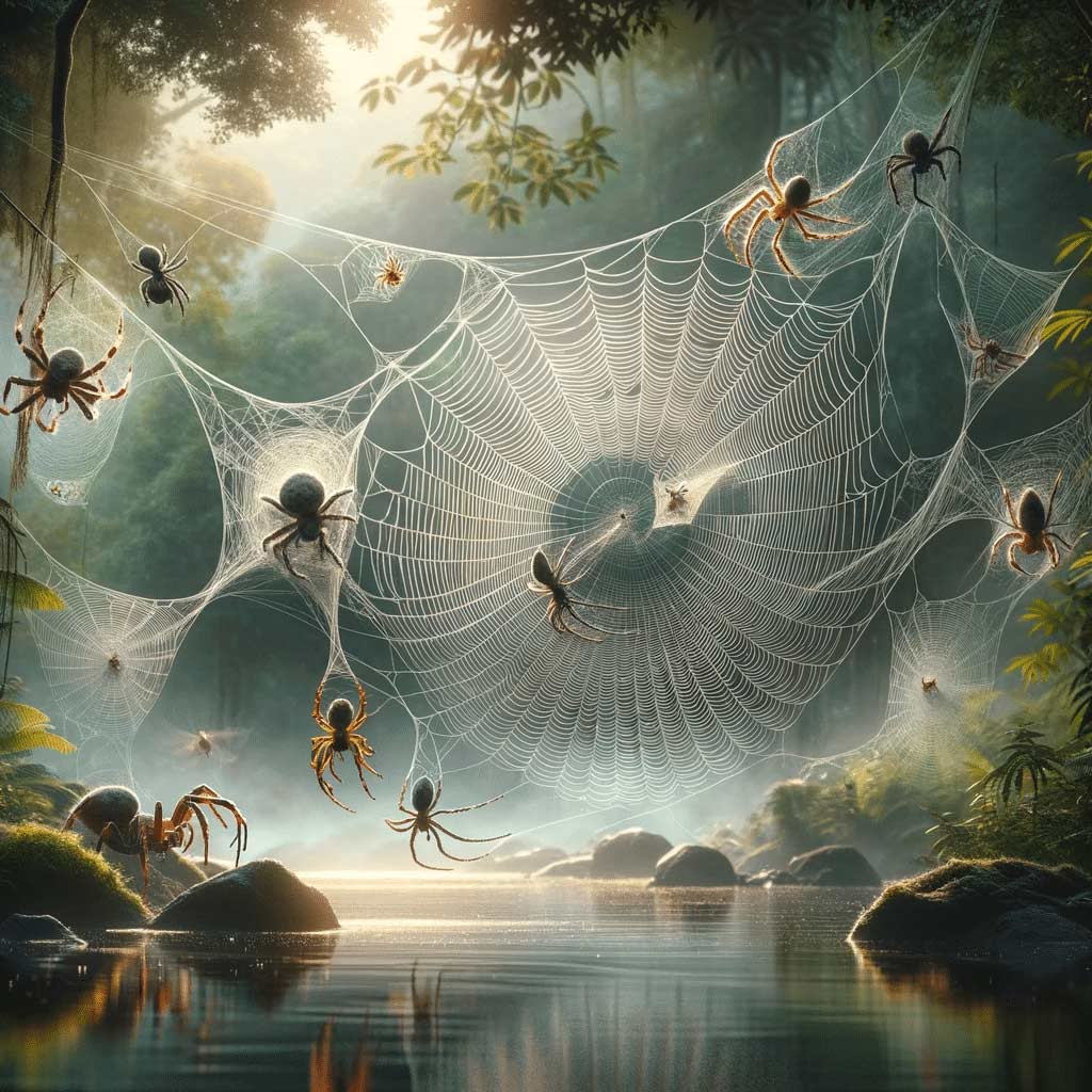 Traumdeutung: Traum mit mehreren Spinnen