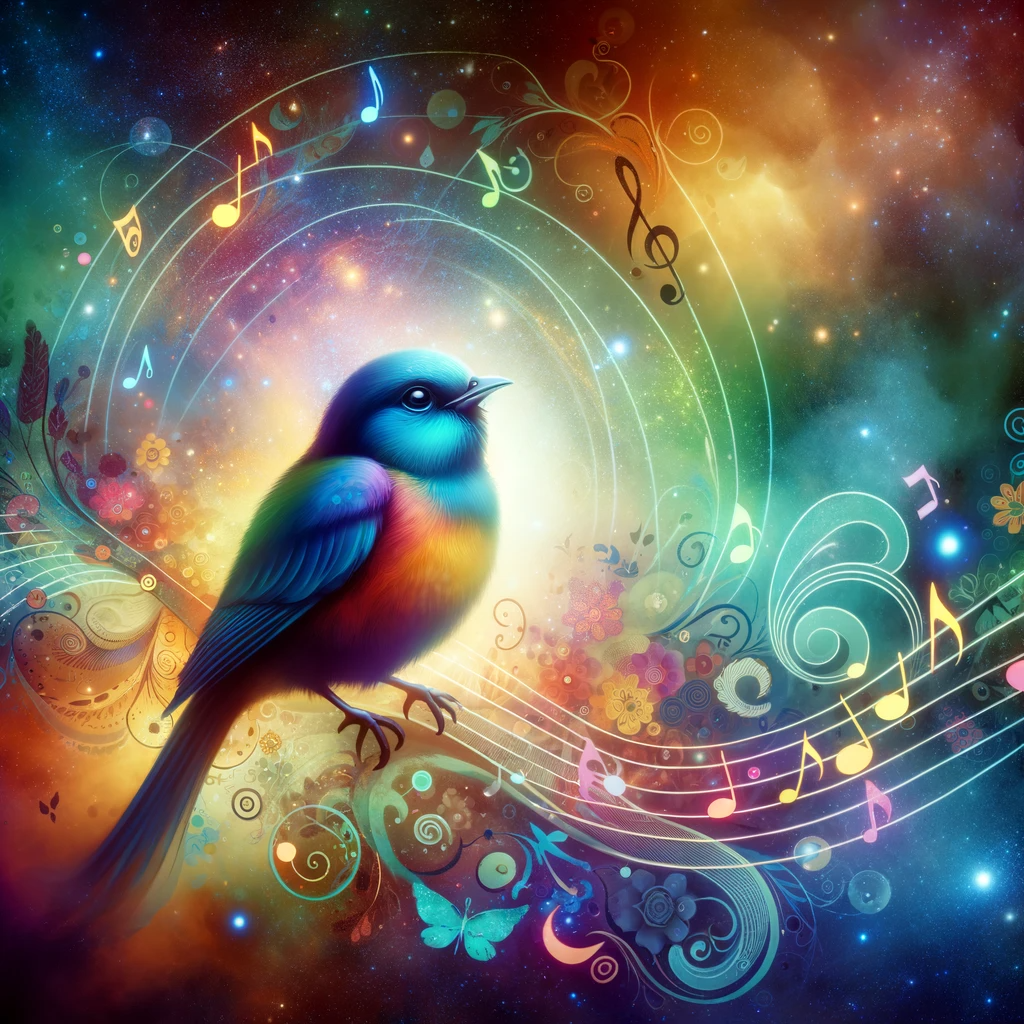 Traum von einem singenden Vogel